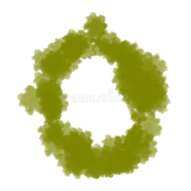 Nombre sauvage 0 illustration libre de droits