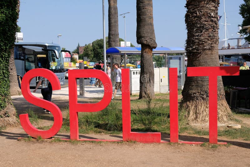 Split É A Capital E Maior Cidade Do Condado De Split-dalmatia