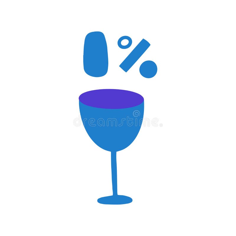 Non Alcoholic Sign Alcohol Free Healthly Food Concept Icon Stock Vector Illustration Of Isolated Concept 189432987