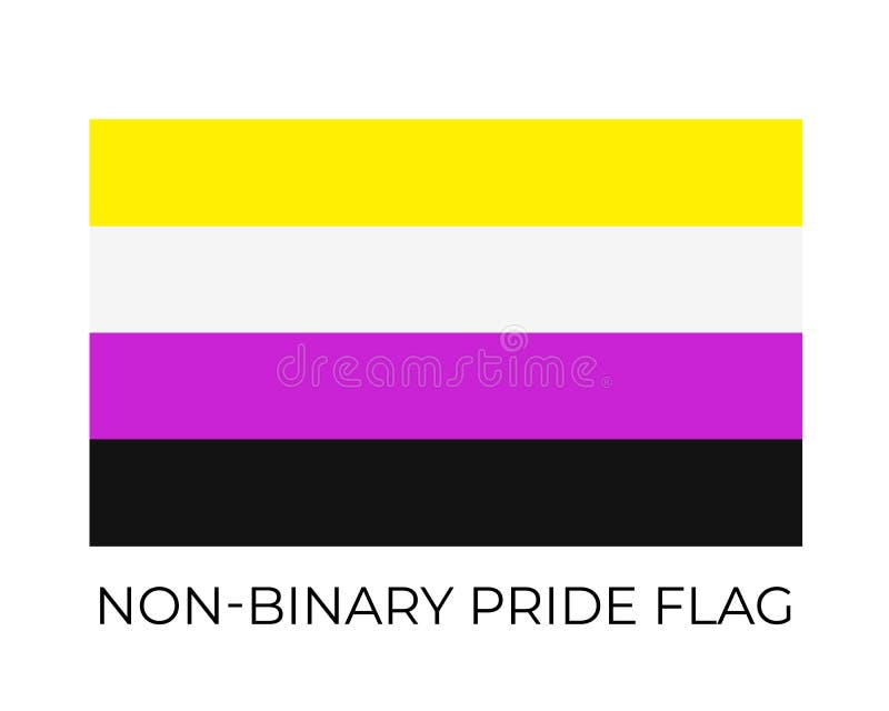Non-Binary Pride Flag. 