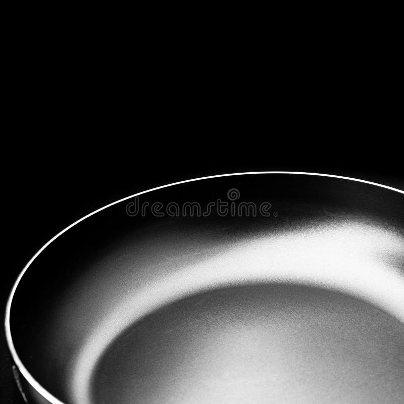 Non-stick frying pan stock photography