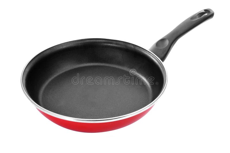 Non-stick frying pan stock image
