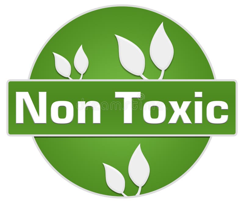 Non Toxic Green Circle Leaves