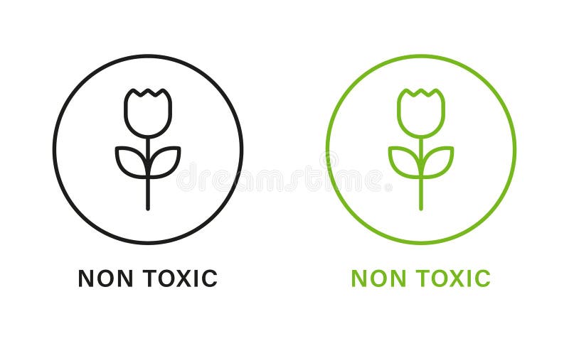 Non toxic Basic Rounded Lineal icon