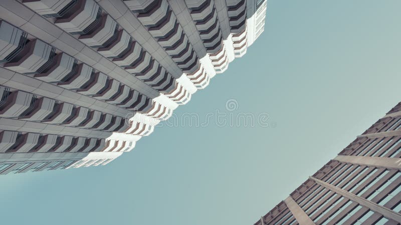 Nondescript skyscrapers or tall office buildings, conceptual background with copy space royalty free stock photos Nondescript skyscrapers or tall office buildings, conceptual background with copy space royalty free stock photos