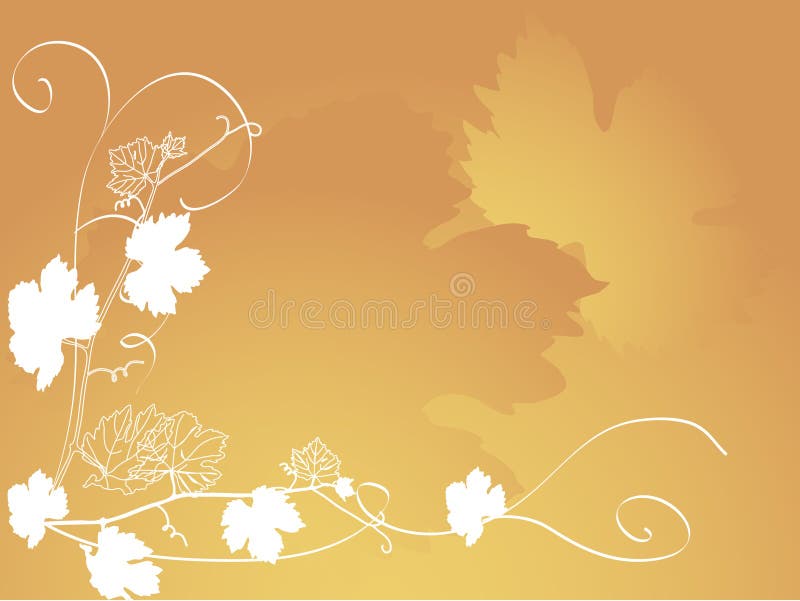 Φύλλα αμπέλου διανυσματική απεικόνιση