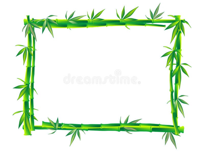 Πλαίσιο μπαμπού απεικόνιση αποθεμάτων