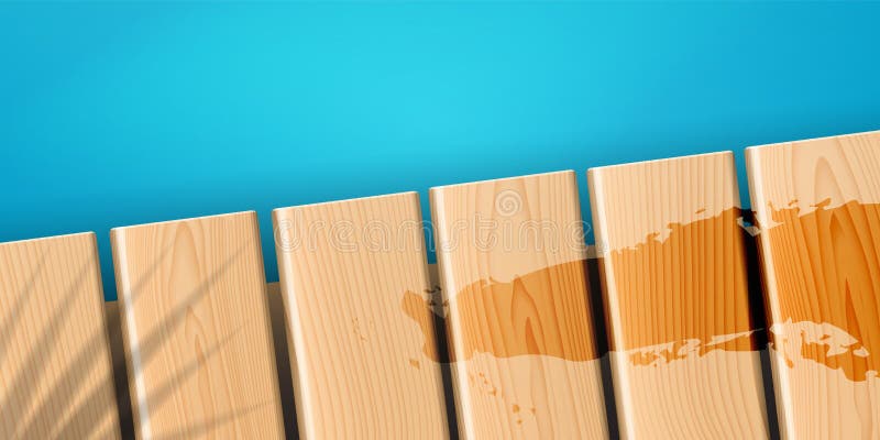 Προκυμαία ή προβλήτα στη θάλασσα ή στην ακτή του ωκεανού απεικόνιση αποθεμάτων