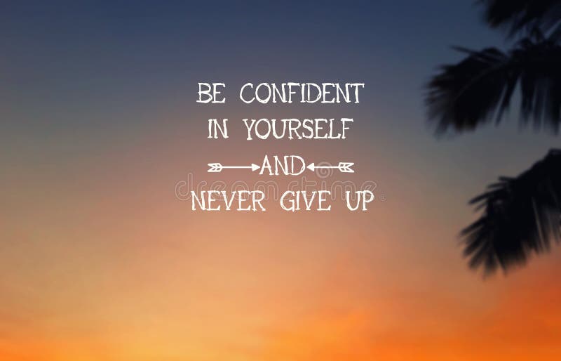 励志名言 库存例证