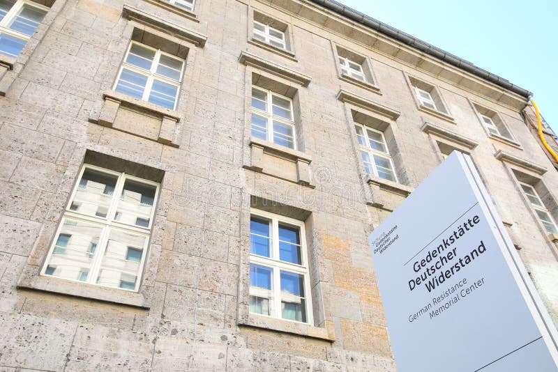 Μνημείο Γερμανικής Αντίστασης Βερολίνο Γερμανία στοκ εικόνες