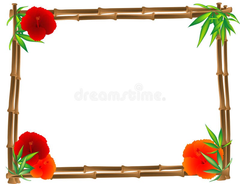 Πλαίσιο μπαμπού απεικόνιση αποθεμάτων