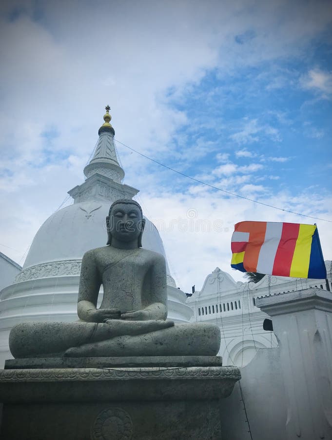 храм форта Галле, Шри-Ланка стоковые фотографии rf