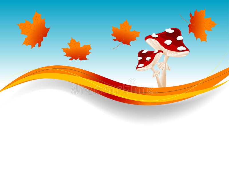 Πλαίσιο με τα φύλλα ελεύθερη απεικόνιση δικαιώματος