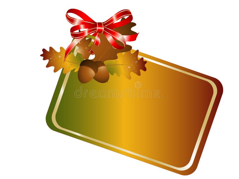 Πλαίσιο με τα φύλλα απεικόνιση αποθεμάτων