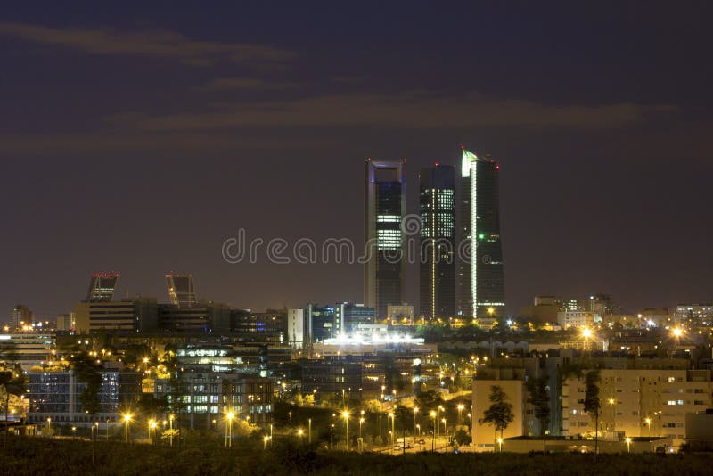 Ορίζοντας της Μαδρίτης στοκ φωτογραφία με δικαίωμα ελεύθερης χρήσης