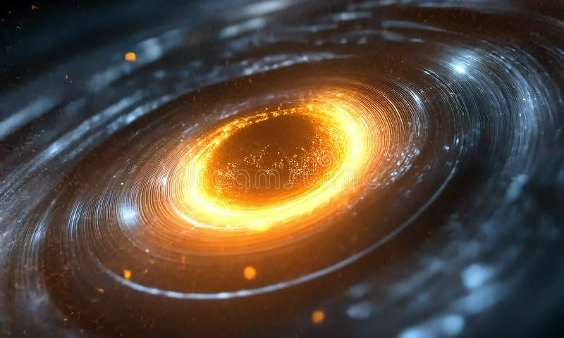 抽象的宇宙能量漩涡 库存例证