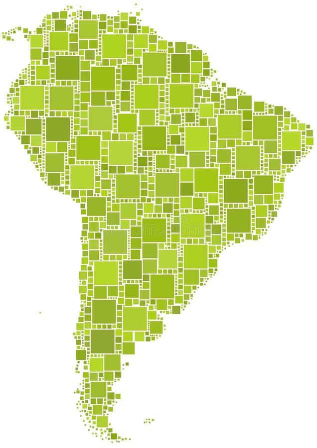 拉丁美洲地图 皇族释放例证