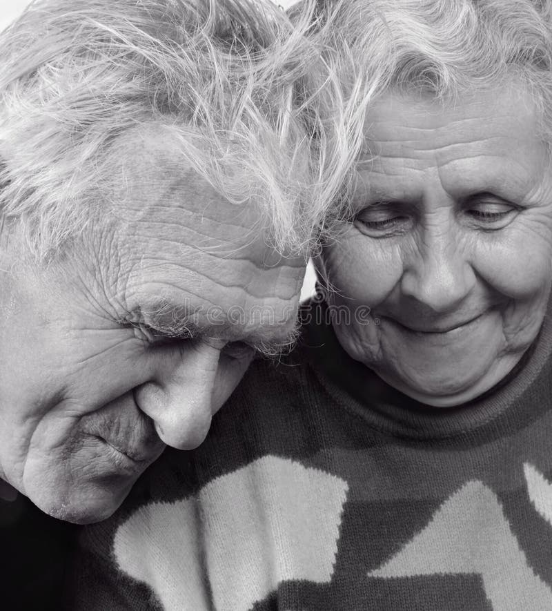 Nonna e nonno fotografie stock