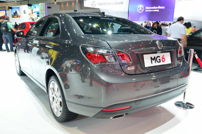 NONTHABURI - DECEMBER 1: MG 6 Sedan Special Edition Car Display Editorial  Stock Photo - Image of auto, model: 47800623