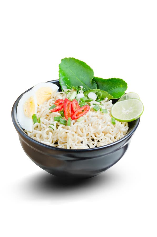 Noodle in bowl stock photo. Image of green, fresh, asian 73385030