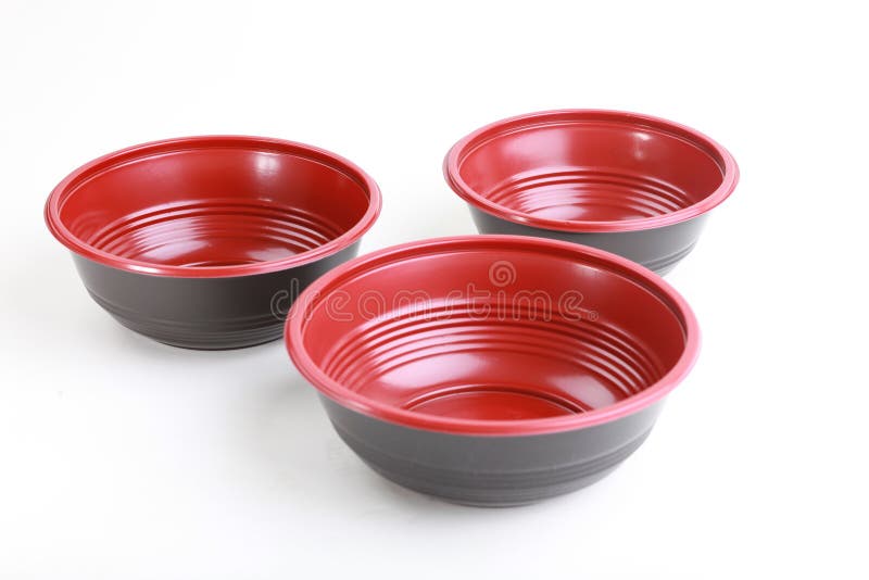 Noodle Bowl Packaging Three Stock Image Image of background, food