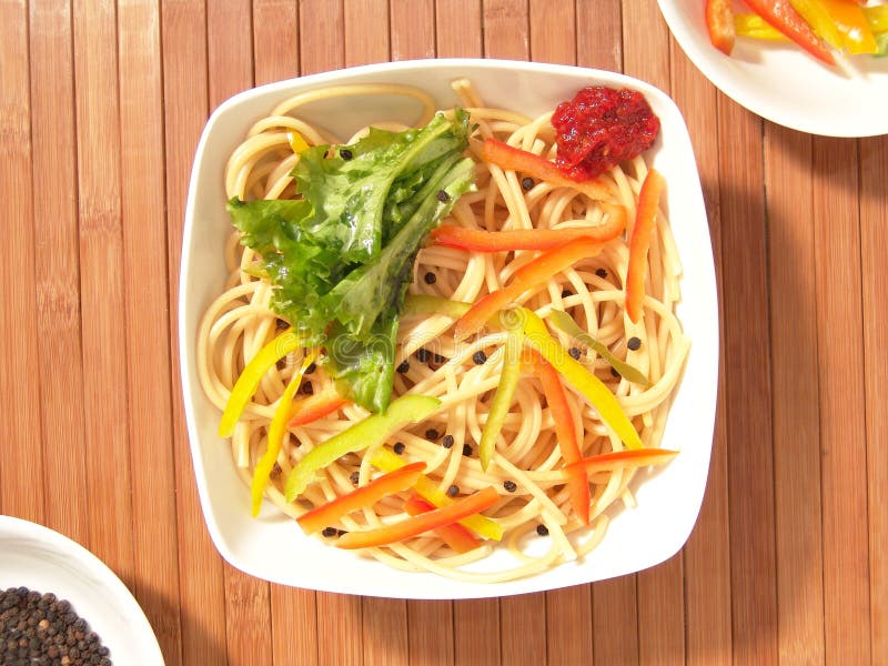 Food shot, pasta or noodle japan style. Crispy diet stock images, royalty-free photos and pictures