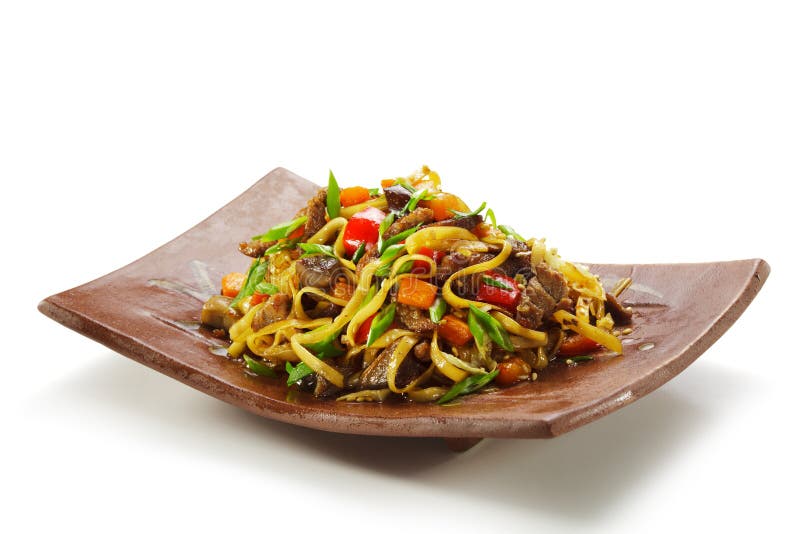 Noodles with Beef and Vegetables