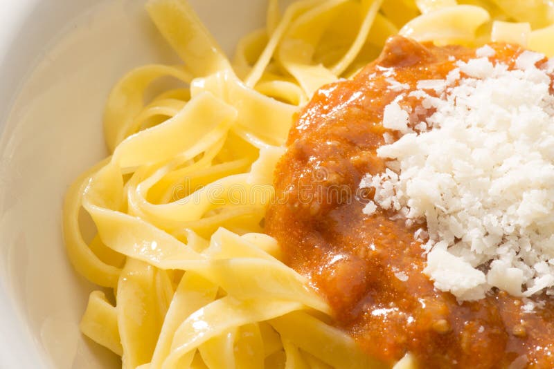 Noodles with sauce stock image. Image of noodles, food 29614665