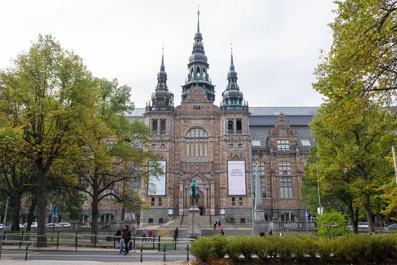 Nordic Museum in Stockholm editorial image. Image of tower 135931235