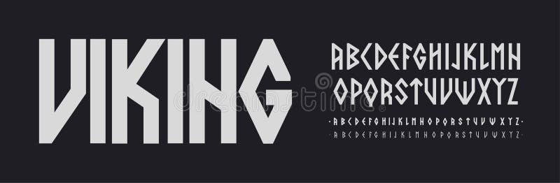 Scandinavian font, Nordic runes style Letters. Viking ethnic typescript. Thin, regular and bold font set, vector modern typography design. Scandinavian font, Nordic runes style Letters. Viking ethnic typescript. Thin, regular and bold font set, vector modern typography design.