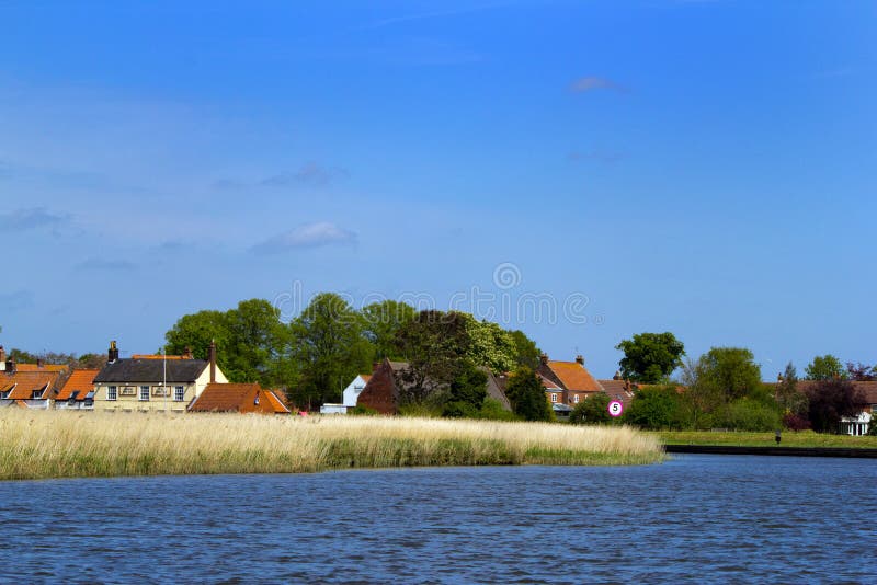 Norfolk Broads stock photo. Image of boat, mooring, relax 15906764