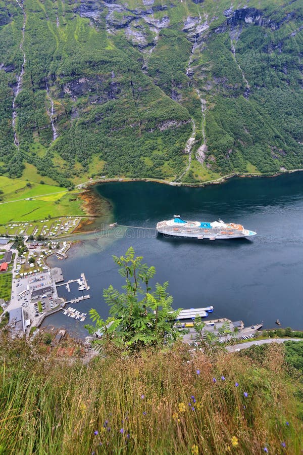 Norge - Geiranger arkivfoto Norge - Geiranger arkivfoto