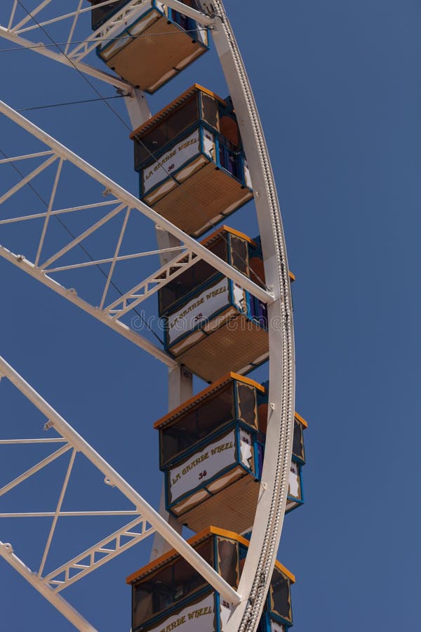 Noria En La Feria De Condado De Orange Foto de archivo editorial