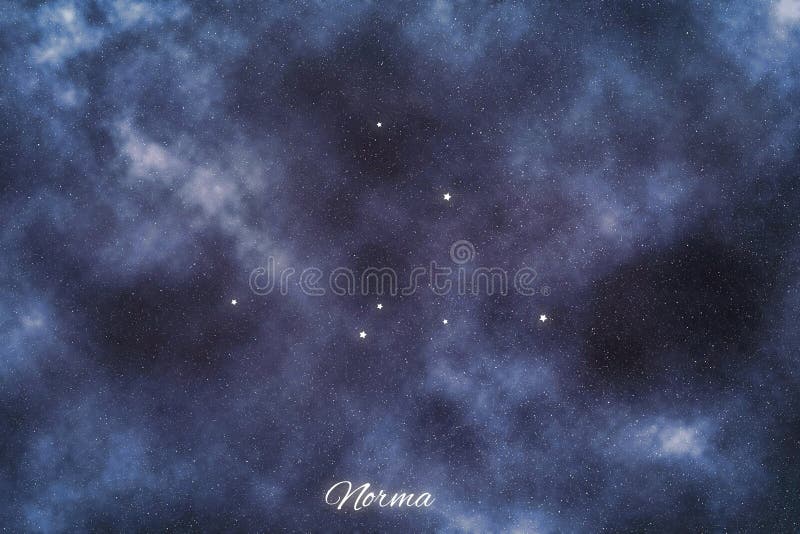 Norma Star Constellation, Brightest Stars, Carpenter S Square Constellation Stock Image Image