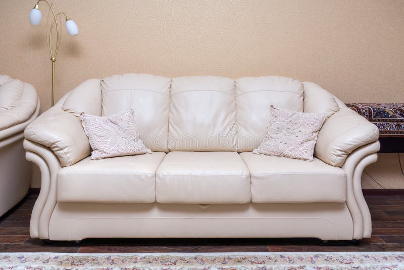 Normal Room in a Typical Russian Apartment. Stock Photo Image of apartment, couch 77109336