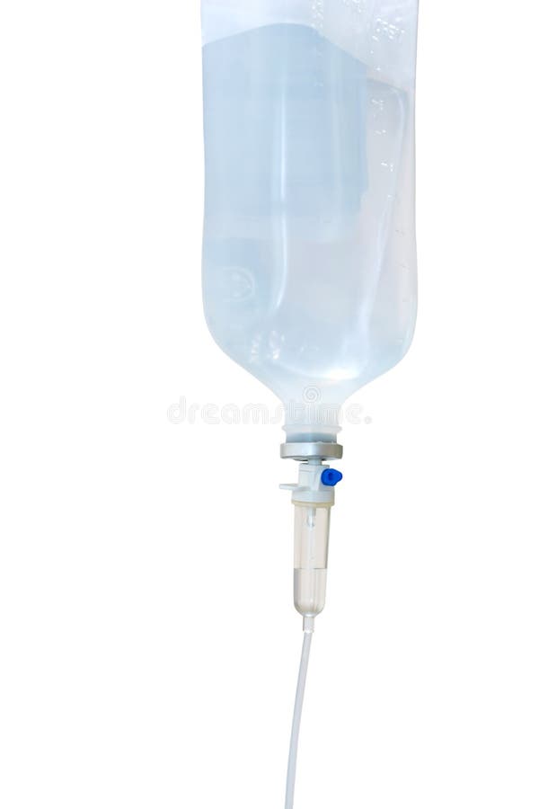 Normal Saline Solution or Sodium Chloride with Infusion Bottle Drip for  Patient in Hospital Isolate on White Background Stock Image - Image of  bottle, diagnosed: 175818119
