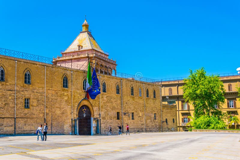 Palazzo dei Normanni in Palermo, Sicily, Italy. Palazzo dei Normanni in Palermo, Sicily, Italy