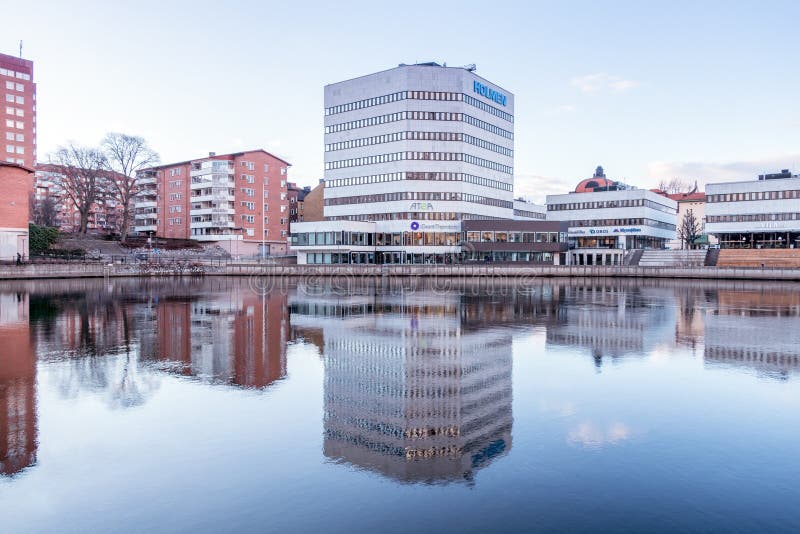 Norrkoping city by the river