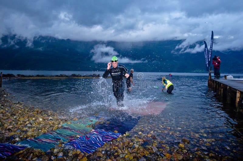 Norseman Xtreme Triathlon editorial photo. Image of tough 20640191