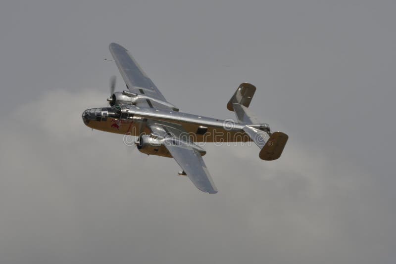 North American B-25 Mitchell american bomber propeller airplane of World War 2