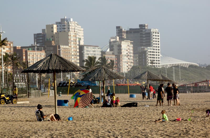 North Beach Beachfront In Durban South Africa