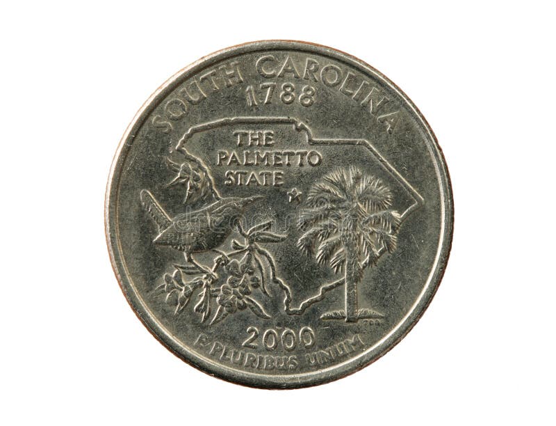 North Carolina quarter stock photo. Image of macro, closeup 16569798
