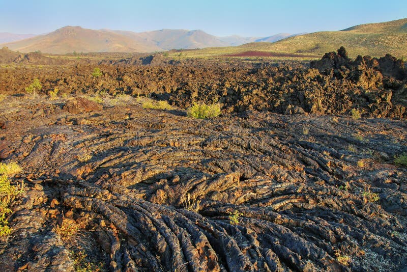 North Crater Flow Trail, Craters of the Moon National Monument stock image North Crater Flow Trail, Craters of the Moon National Monument stock image