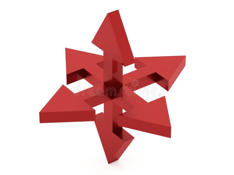 North Direction Compass Icon on White Background Stock Illustration