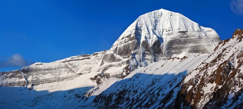 North Face of Mount Kailash, Tibet Stock Image - Image of holy, climbing:  32424277