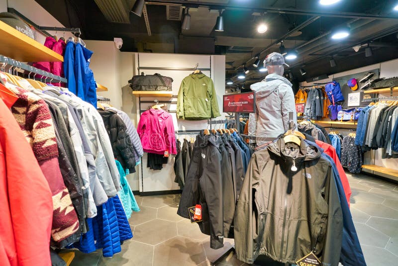 The North Face store editorial stock 