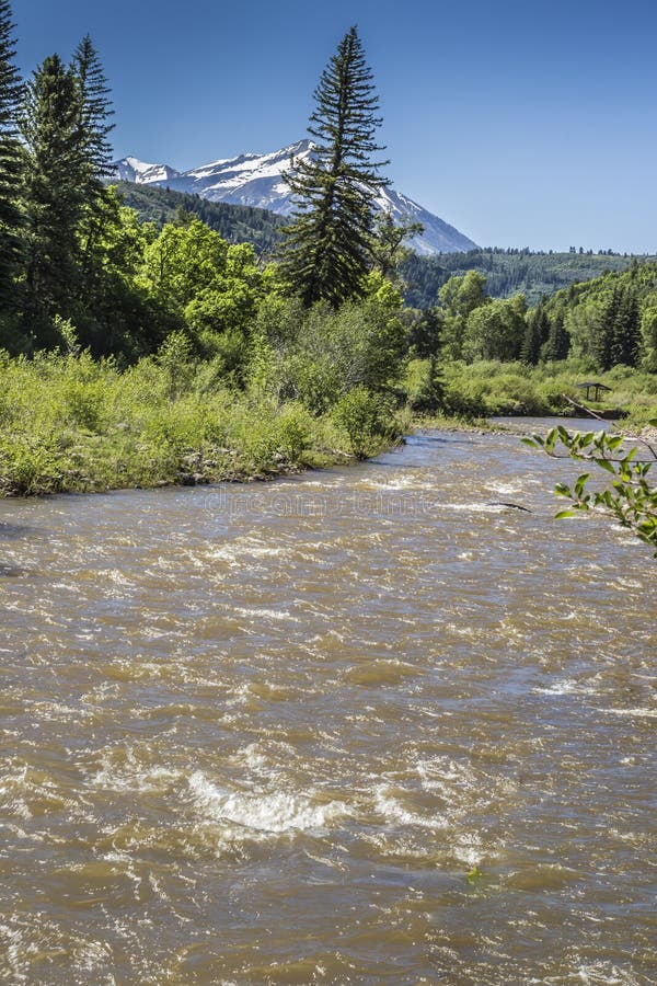 North Fork of the Gunnison River, Paonia State Park, Colorado Stock