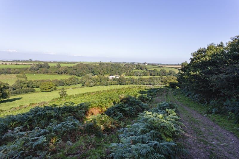 North Gower Countryside Path Stock Image Image of footpath, panoramic