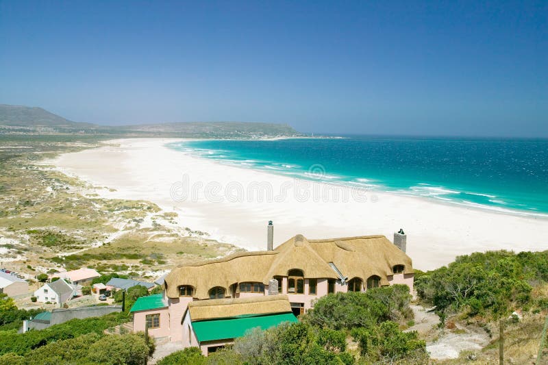 North of Hout Bay, Southern Cape Peninsula, outside of Cape Town, South Africa, a beautiful home with view of Atlantic Ocean and