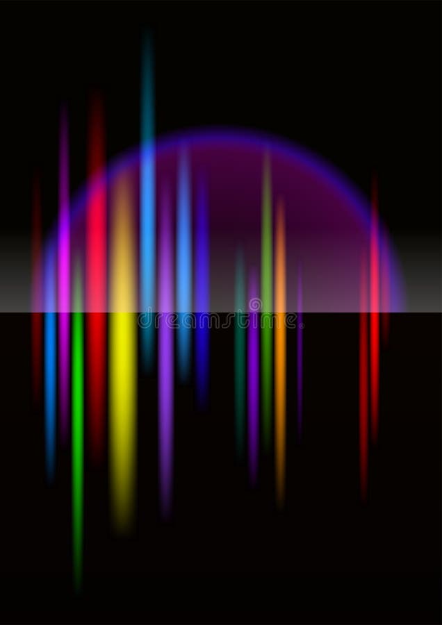 North-light abstract bright colorful background royalty free illustration